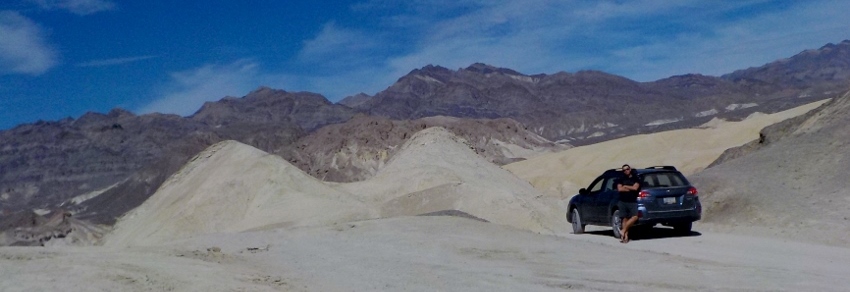 Subaru Outback in Death Valley